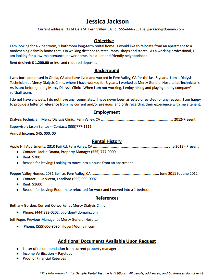 Sample Letter Of Recommendation For Apartment Rental from www.rentecdirect.com