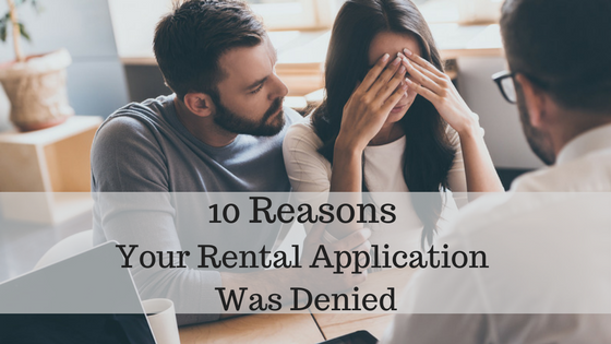10 Reasons Why My Rental Application Was Denied