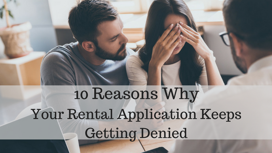 rental application was denied