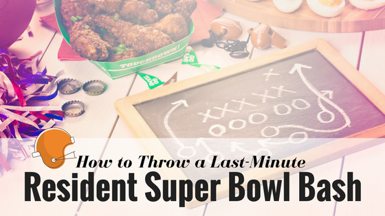 How to Throw a Last-Minute Resident Super Bowl Bash
