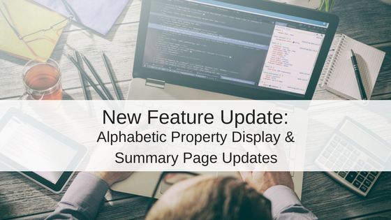 Intelligent Property Sorting and Summary Page Updates – New Feature