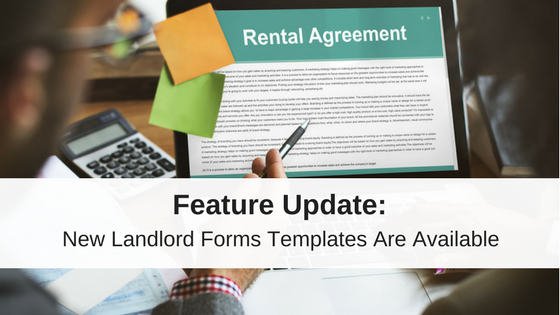 new landlords forms