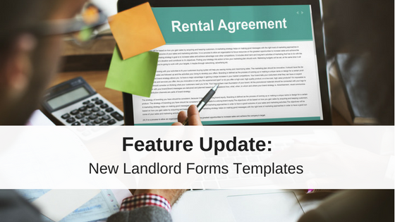 New Landlord Forms Templates Added To Your Software