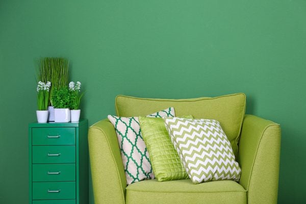 green furniture