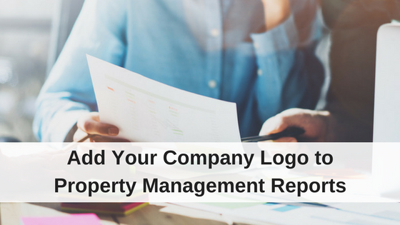 Company logos on property management reports