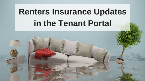 Renters Insurance Updates within the Tenant Portal