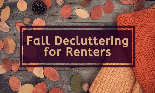 Fall Decluttering for Renters
