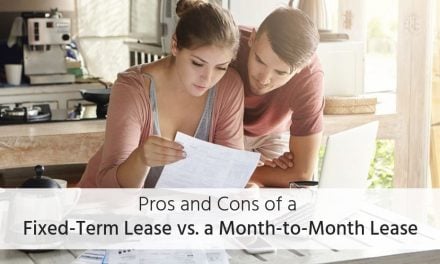 Pros and Cons of a Fixed-Term Lease versus a Month-to-Month Lease