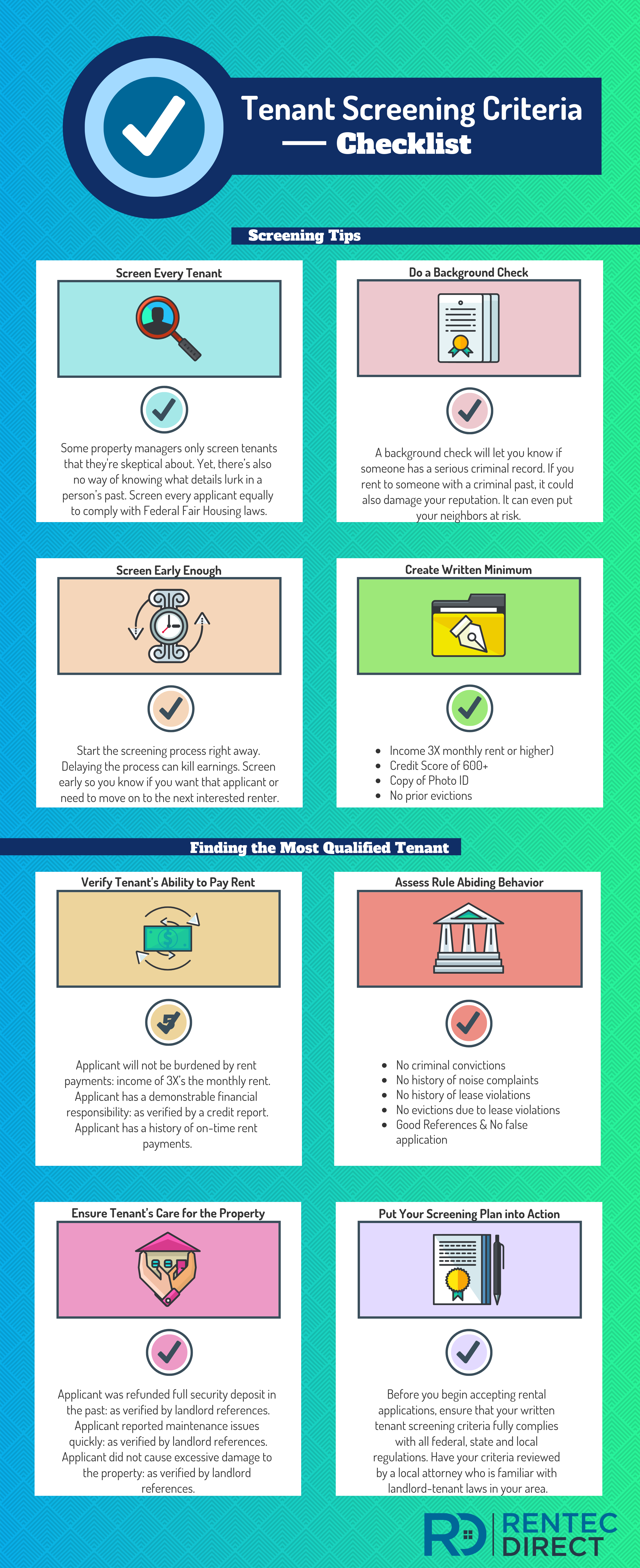 Tenant Screening Criteria Checklist 