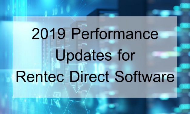 2019 Performance Updates for Rentec Direct Software