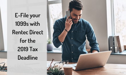 E-File your 1099s with Rentec Direct for the 2019 Tax Deadline