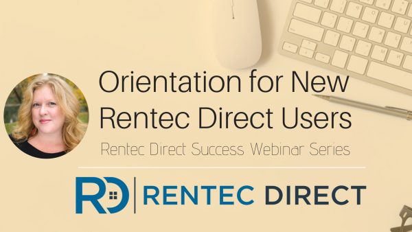 Orientation to Rentec Direct
