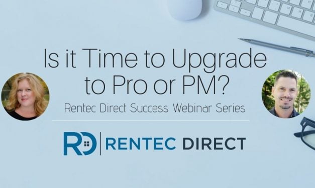 Webinar Recap: Is it Time to Upgrade to Rentec Pro or PM?