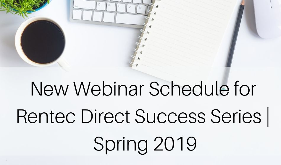 Rentec Direct webinar schedule
