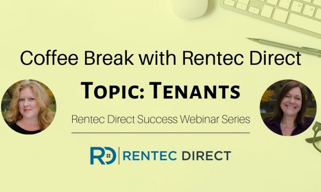 Webinar Recap: Coffee Break with Rentec Direct – Tenant Questions