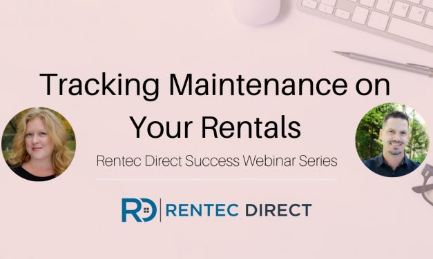 Webinar Recap: Tracking Maintenance on Your Rentals