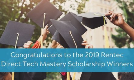 Congratulations to the 2019 Rentec Direct Tech Mastery Scholarship Winners