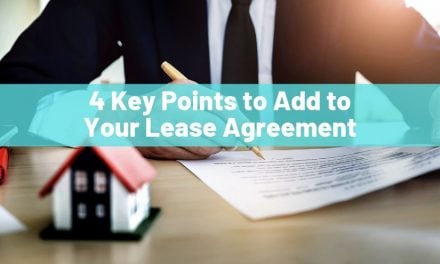 4 Key Points to Add to Your Lease Agreement