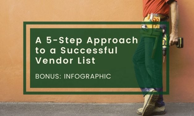 A 5-Step Approach to a Successful Vendor List: Infographic