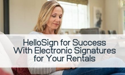 HelloSign for Success with Electronic Signatures for your Rentals