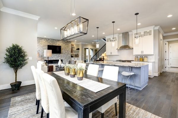 Show Rental Property Staged Apartment Kitchen