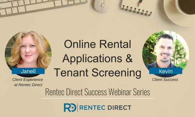 Webinar Recap: Online Rental Application and Tenant Screening