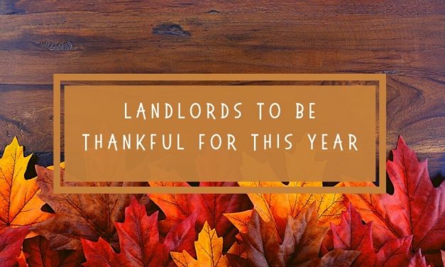 Landlords To Be Thankful For This Year