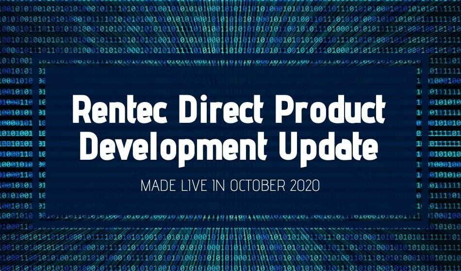 Rentec Direct Product Development Update: Made Live in October 2020