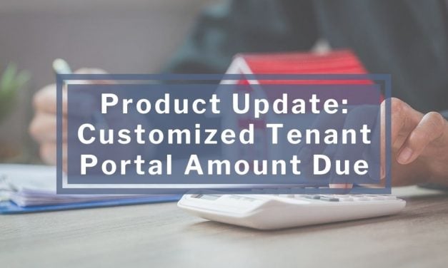 Product Update: Customized Tenant Portal Amount Due