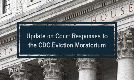 Update on Court Responses to the CDC Eviction Moratorium