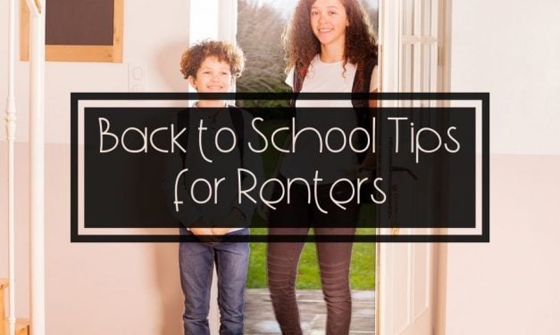 Back to School Tips for Renters
