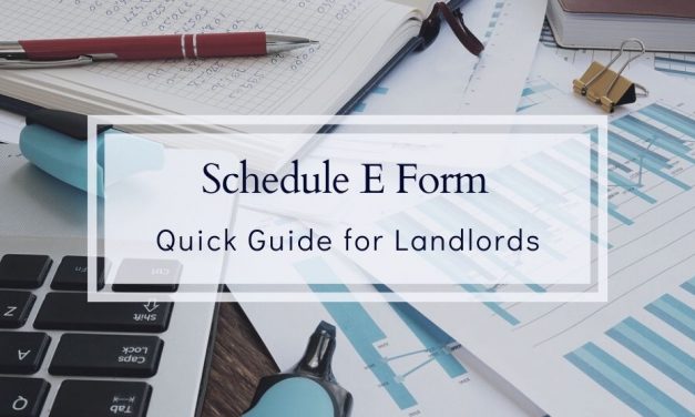 Schedule E Form Quick Guide for Landlords