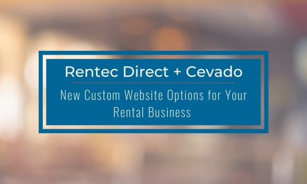 Rentec Direct Partners with Cevado | New Custom Website for Your Rental Business