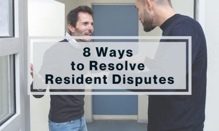 8 Ways to Resolve Resident Disputes