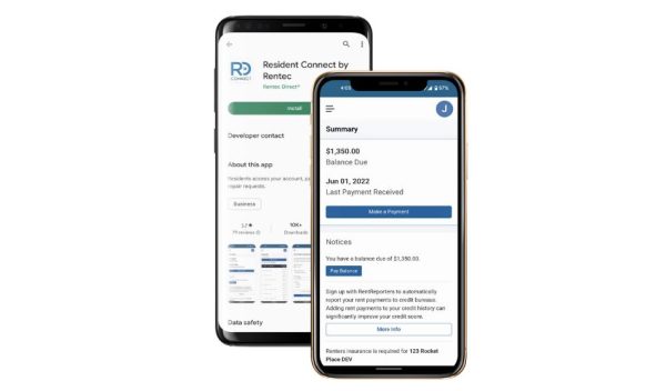 You can see the fresh new Tenant Portal design on your Rentec Direct Resident Connect Tenant Portal app on for iPhone and Android smartphones or by logging into your Tenant Portal online. 