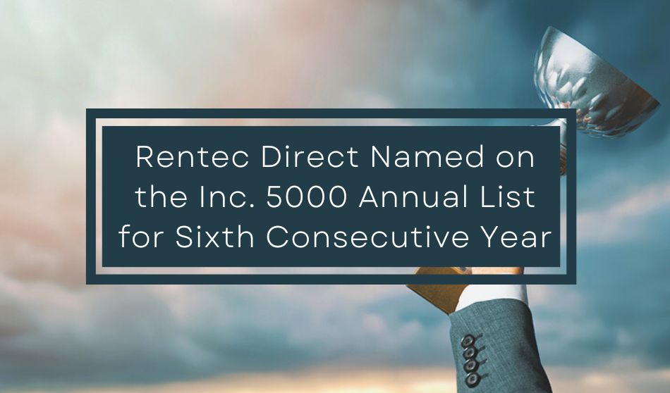 Rentec Direct Named on the Inc. 5000 Annual List for Sixth Consecutive Year