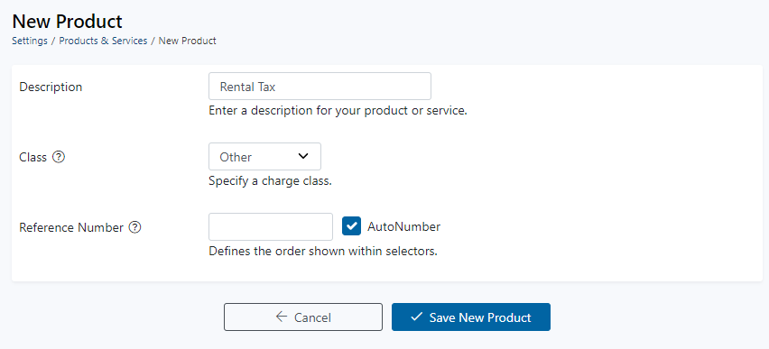 Setting screen showing how to add a new surcharge 