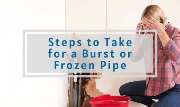 Steps to Take for a Burst or Frozen Pipe