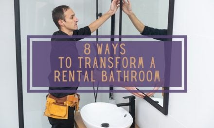 8 Ways To Transform A Rental Bathroom