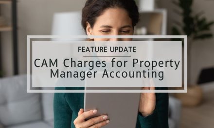 Feature Update|CAM Charges for Property Manager Accounting