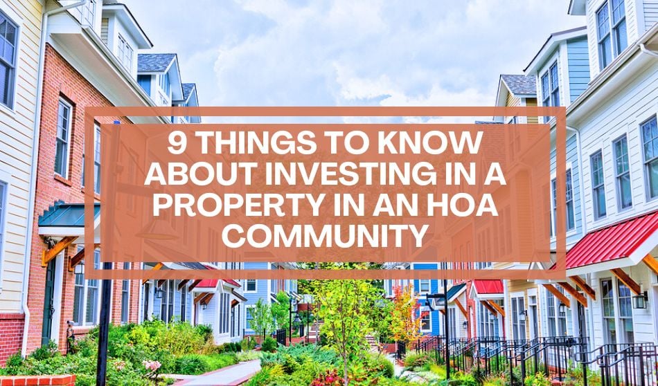 Investing in an HOA property