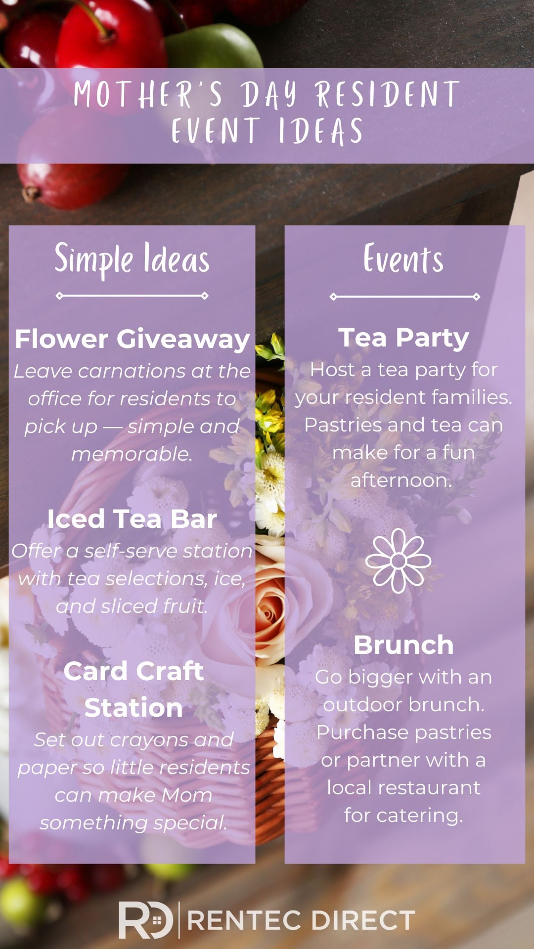 Mother's Day Resident Event Ideas