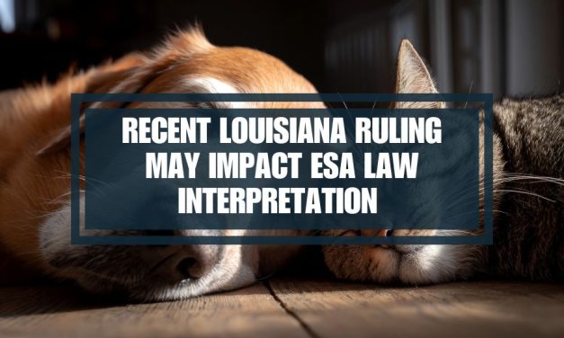 Recent Rental Ruling May Impact ESA Law
