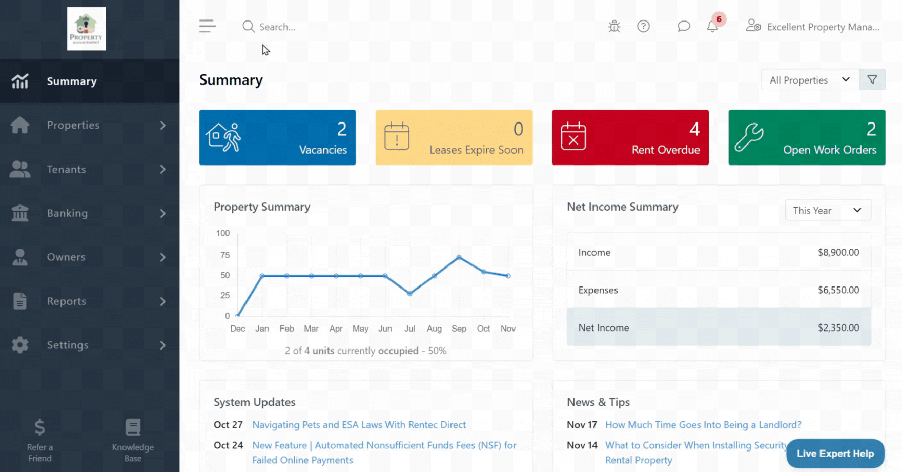 Rentec Direct User Permissions