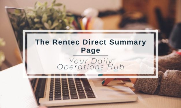 The Rentec Direct Summary Page: Your Daily Operations Hub!