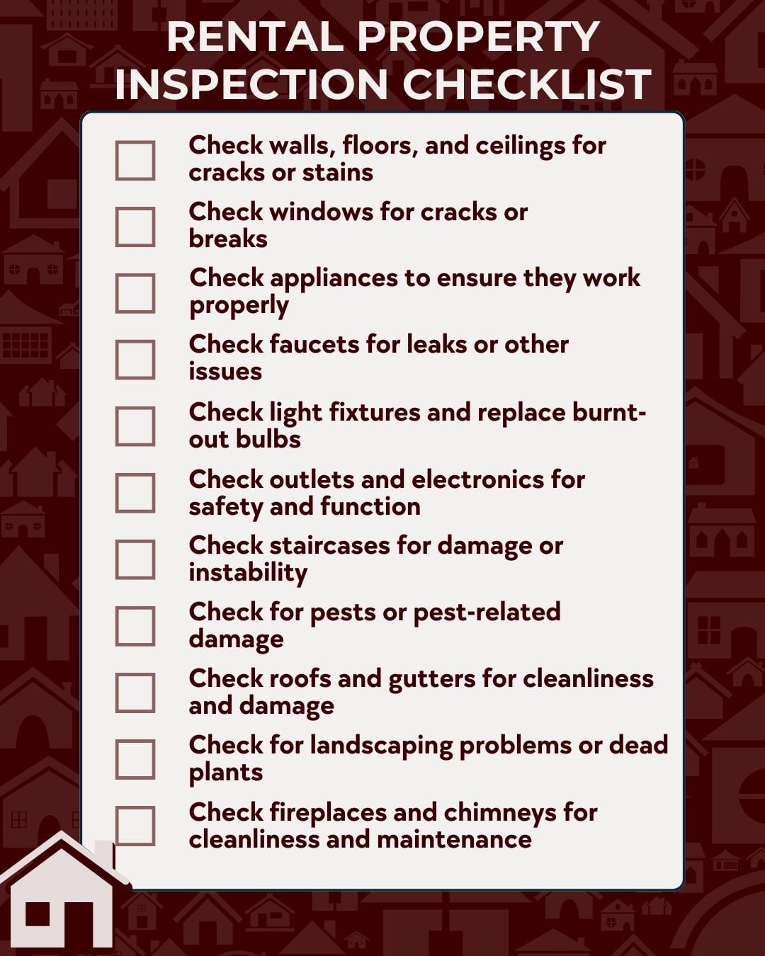 Rental Property Inspection Checklist