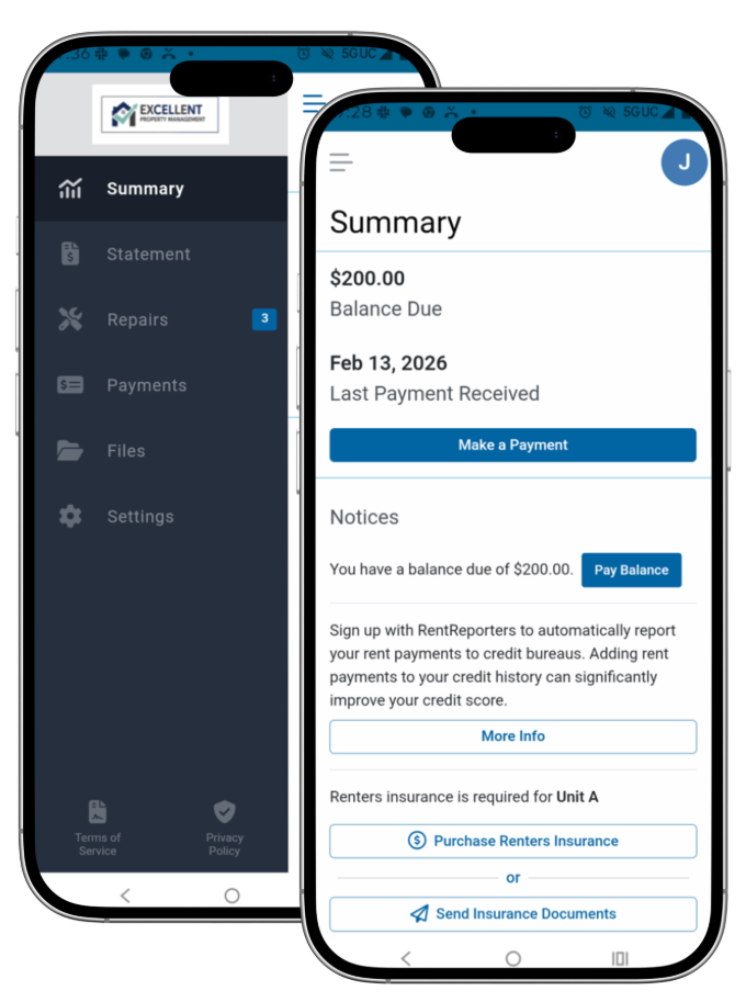 Rentec Direct Resident Benefit Package Tenant Portal