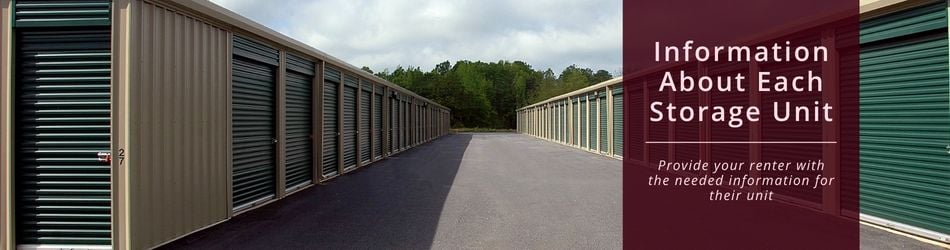 1 - Information About Each Storage Unit